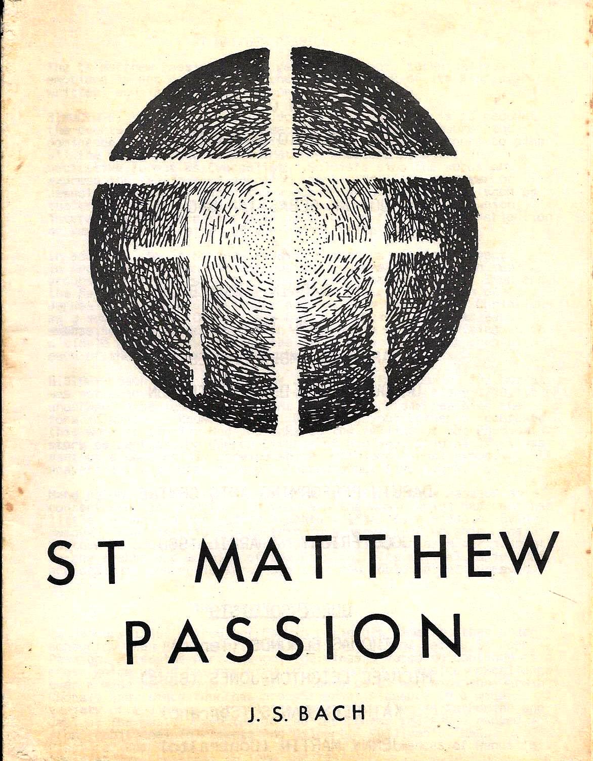 St Matthew Passion 1988